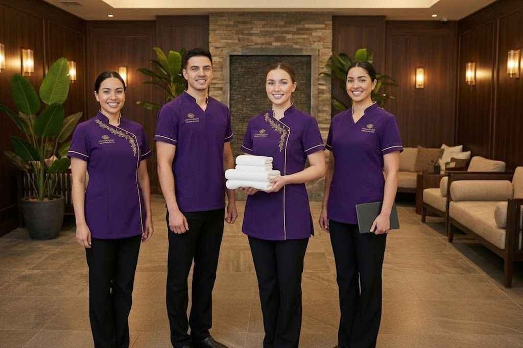 luxury spa and salon uniforms uae