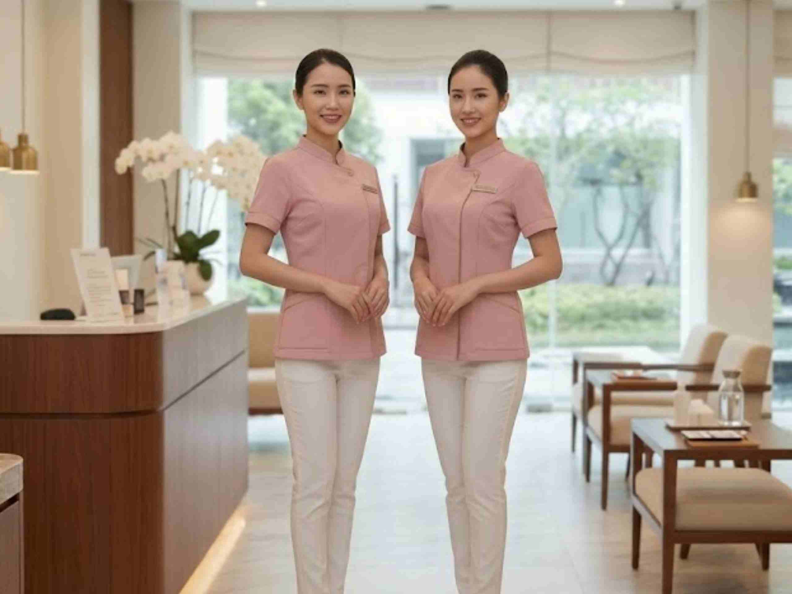 spa and salon Uniforms UAE.
